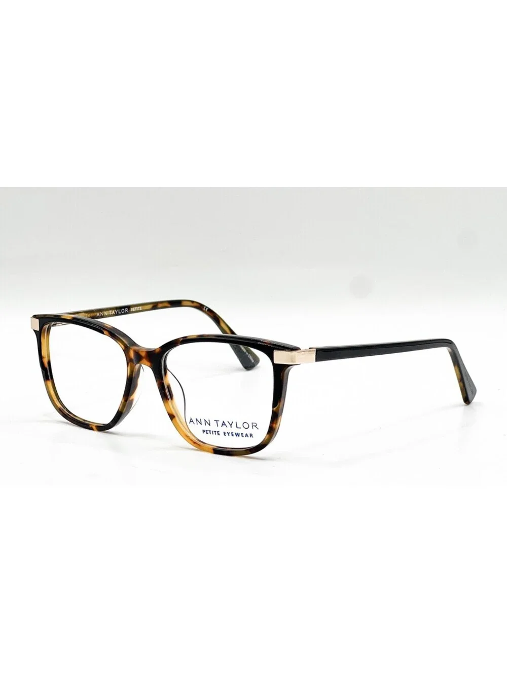 Ann Taylor Atp819 C01 Black Tortoise Authentic Eyeglasses 47-14-130